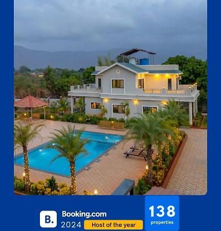 Ekostay Gold Palm Estate I Cricket Turf I Rain Dance I 2 Acre Property Karjat Kültér fotó