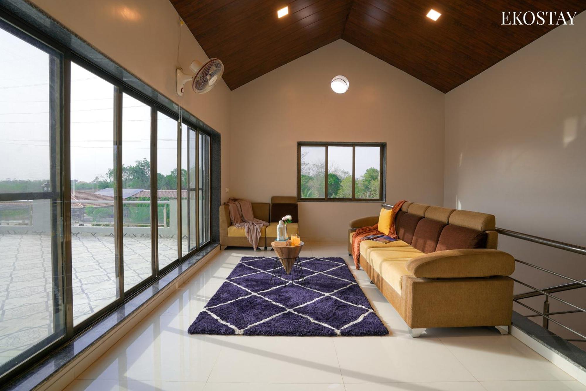 Ekostay Gold Palm Estate I Cricket Turf I Rain Dance I 2 Acre Property Karjat Kültér fotó